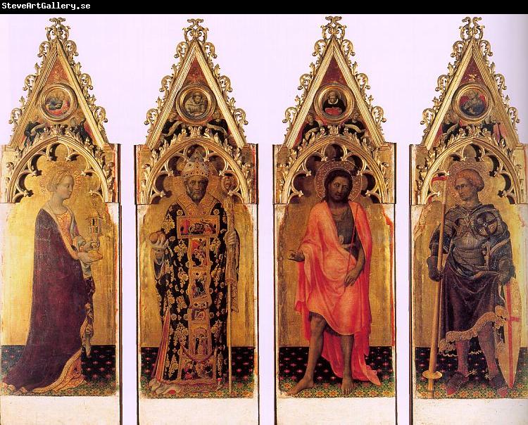 Gentile da  Fabriano Four Saints of the Quaratesi Polyptych